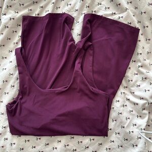 Girlfriend Collective Bike Unitard Purple M